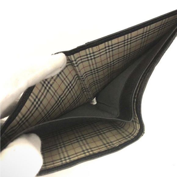 Burberry Other - BURBERRY Logo Leather Bifold Wallet for Men